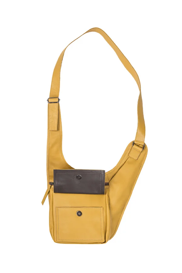 Bolsa de Couro Transpassada Italy