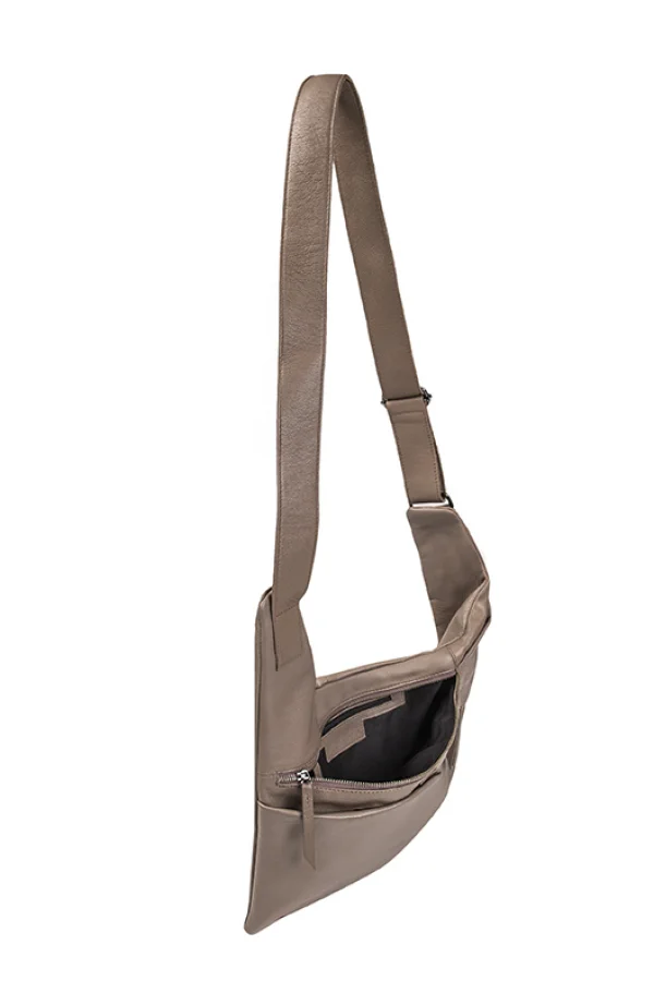 Bolsa de Couro Transpassada New York