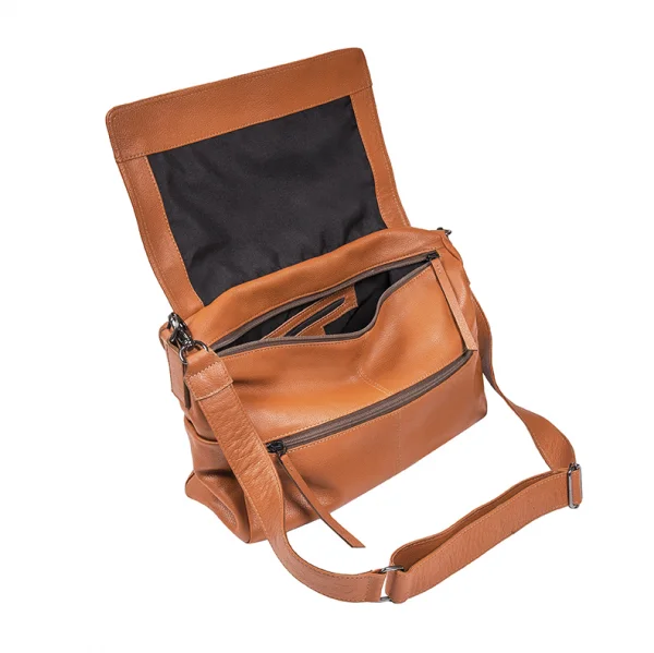 Bolsa de Couro Carteiro Denise