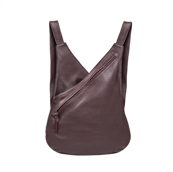 Bolsa de Couro Mochila Oval