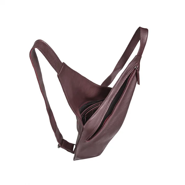 Bolsa de Couro Mochila Oval