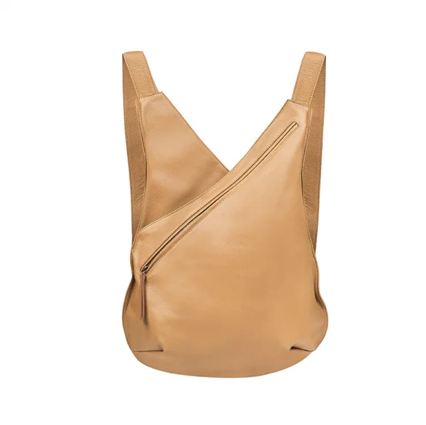 Bolsa de Couro Mochila Oval