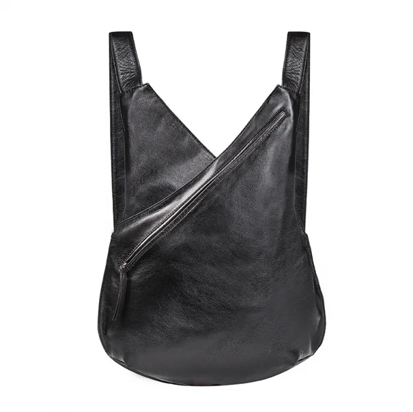 Bolsa de Couro Mochila Oval