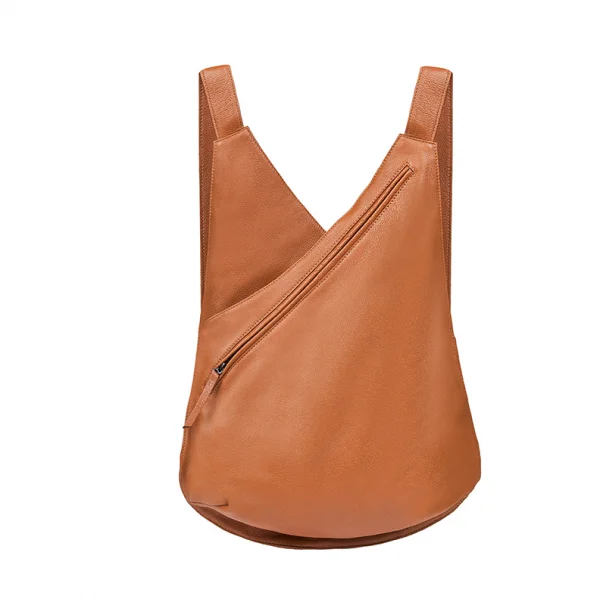 Bolsa de Couro Mochila Oval