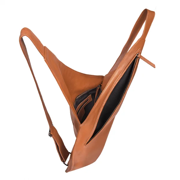 Bolsa de Couro Mochila Oval