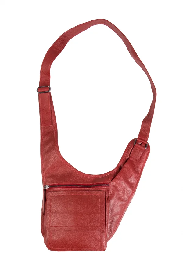 Bolsa de Couro Transpassada Italy