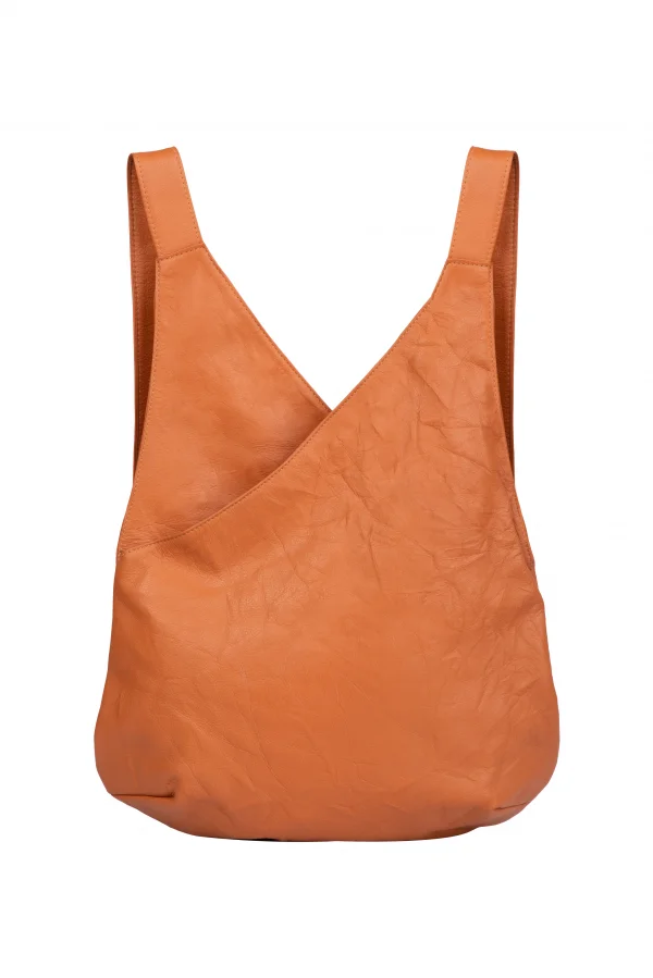 Bolsa de Couro Mochila Oval