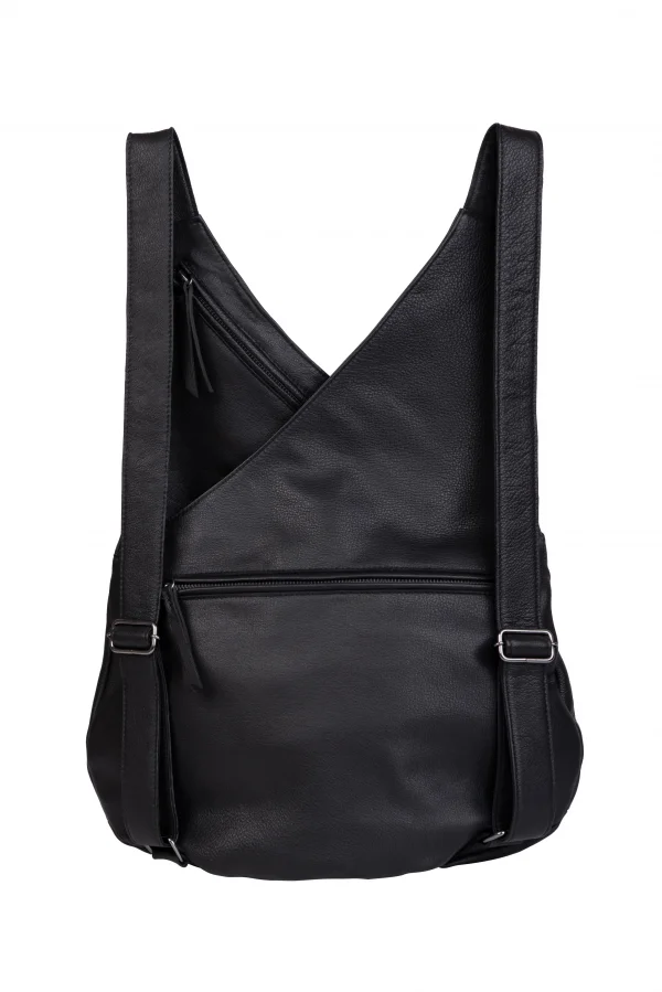 Bolsa de Couro Mochila Oval