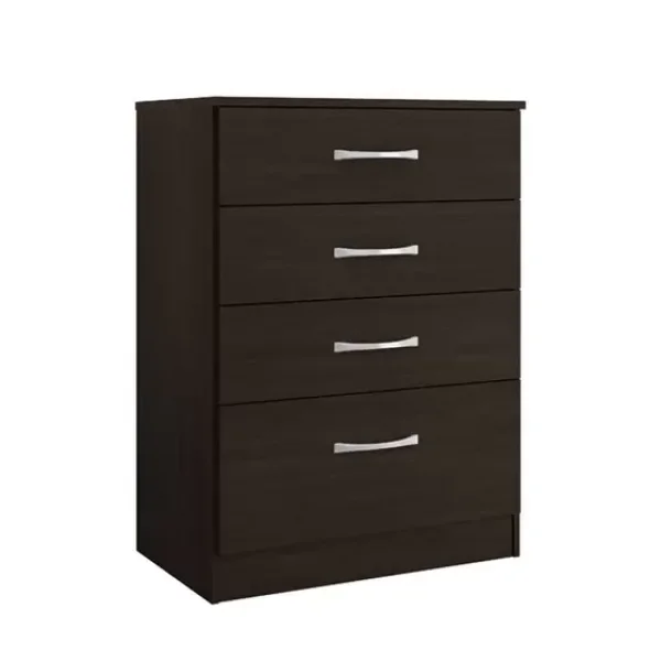 Cômoda Astral com 4 Gavetas Ébano