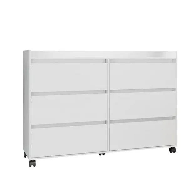 Cômoda 6 Gavetas Prima Branca Moveis