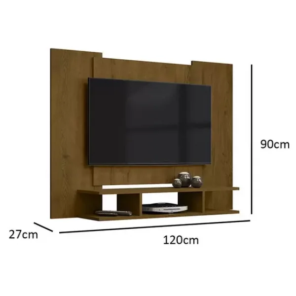 Painel para TV Até 50 Polegadas Ej Malbec - EJ Moveis