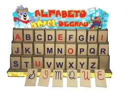 Alfabeto Mvel Degrau Forma