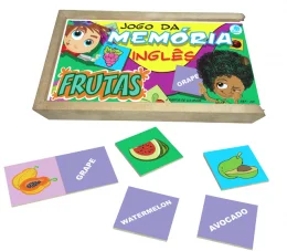 Jogo da Memria Ingls Frutas