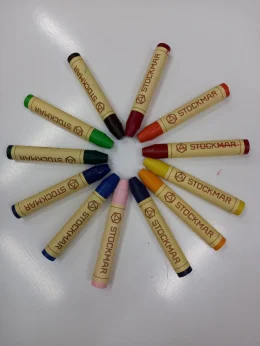 Giz de cera bastes 12 cores Stockmar