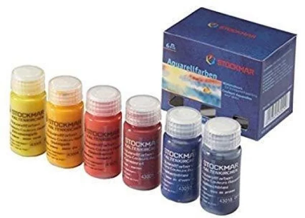 Aquarela Stockmar com 6 cores