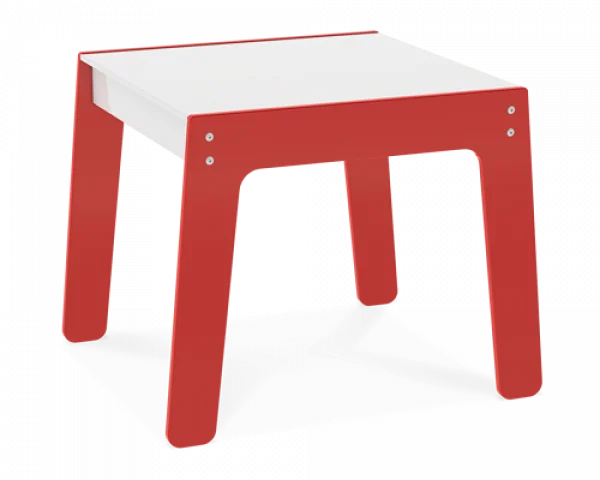 Mesa Infantil - Vermelha + 1 Cadeira