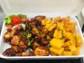 Frango a Passarinho com Mandioca Frango a Passarinho com Mandioca