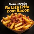Meia Por��o Batata Frita com Bacon
