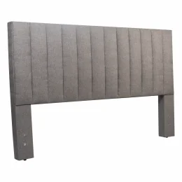 Cabeceira King 1,95x1,25 Malaga - TC:  Linho Cinza