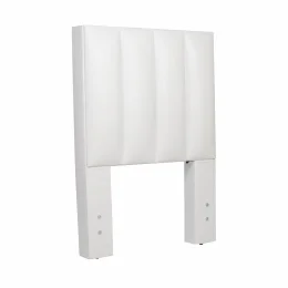 Cabeceira Solteiro 0,90x1,25 Sevilha  - TC:  Corino Branco