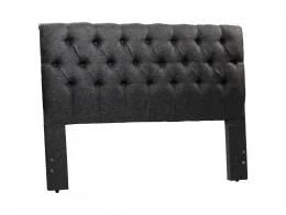 Cabeceira Queen 1,60x1,25 Captone Paris  - TC:  Linho Grafite