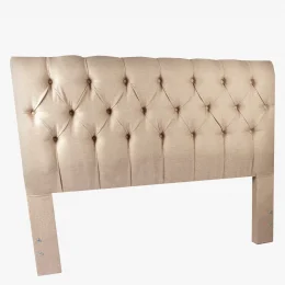 Cabeceira Casal 1,40x1,25 Captone Paris  - TC:  Linho Bege