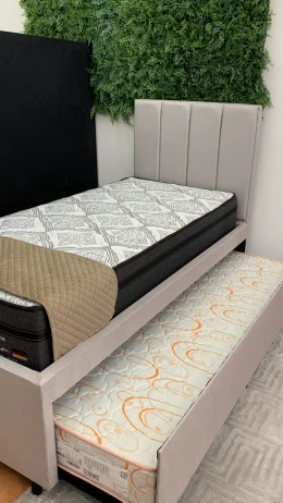 CAMA BOX COM CAMA AUXILIAR 0,88 x 1,88 x 0,43