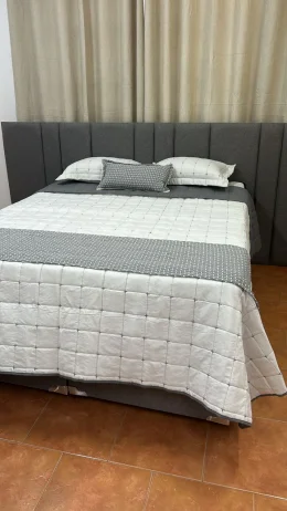 Painel Toledo Linho Cinza 2,80 x 1,20