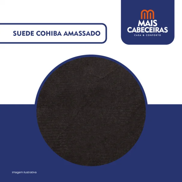 Cama Box Queen 1,58  - TC: Suede Cohiba 1,58X1,98X0,28