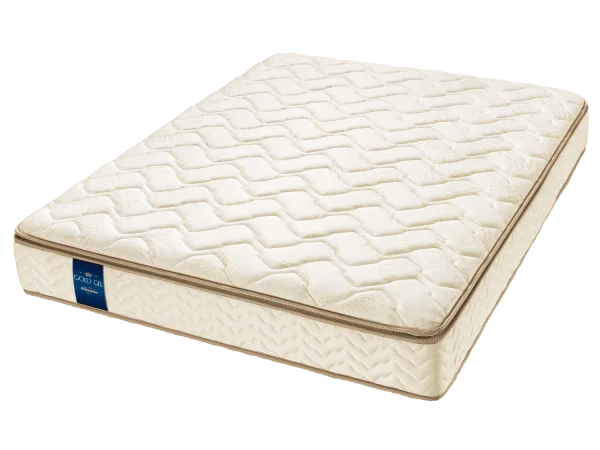 COMBO COLCHO QUEEN GOLD GEL + CAMA BOX TECIDO SUEDE IMBUIA