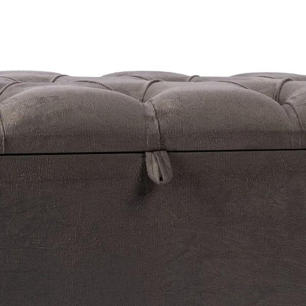 RECAMIER QUEEN PARIS CAPTON SUEDE CINZA AMASSADO 1,50
