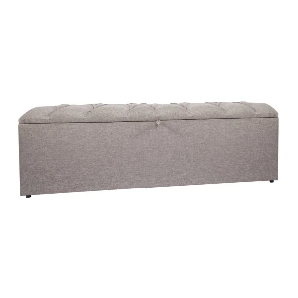 RECAMIER QUEEN PARIS CAPTON 1,50 LINHO CINZA