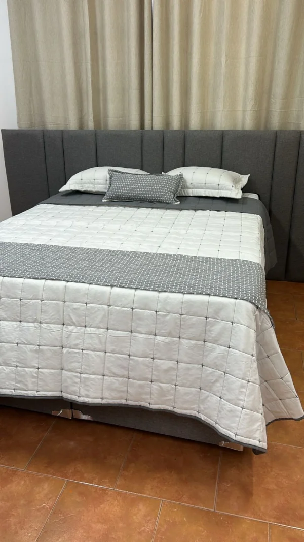 Painel Toledo Linho Cinza 2,80 x 1,20