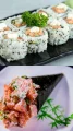 Temaki Filadélfia ou Fry e Uramaki Filadelfia Temaki Filadélfia ou Fry e Uramaki Filadelfia