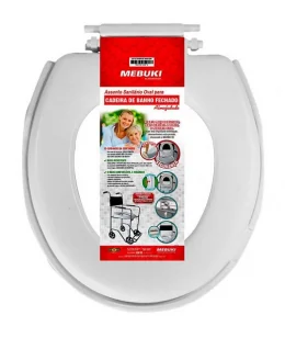Assento Para Cadeira Banho Com Almofada Fechado