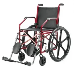 Cadeira Roda 1012 45cm Vinho 90kg 1385 Curvin