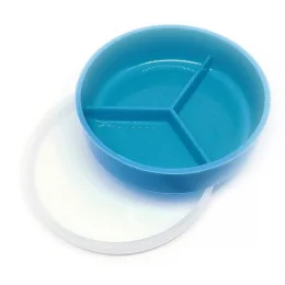 Capsula Petri Plastica C3 Divisoes Azul Cpp-0397