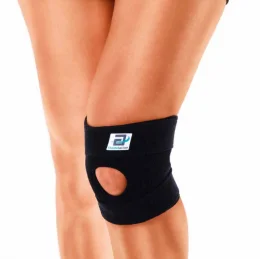 Joelheira Curta C Orif Patelar Ajustavel Preto Cha788pru