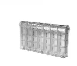 Porta Comprimido Turno Mod Basico Grande Branco Pc0008