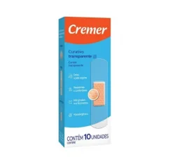Band-Aid Transparente C/10 Un - Cremercare