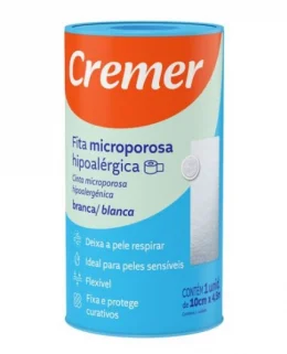 Fita Micropore Branca 10cmx4,5m - Cremer