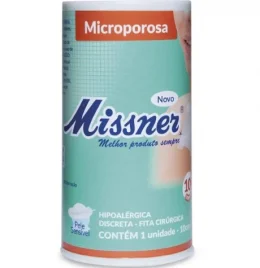 Fita Micropore Branca 10cm X 10m - Missner