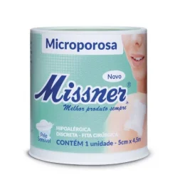 Fita Micropore Branca 5cm X 4,5m Missner