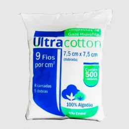 Gaze 7,5x7,5 9fios Nao Esteril Ultracotton C/500 Unidade - Melhormed