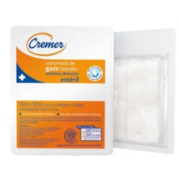 Gaze 7,5x7,5 13fios Esteril C/10 Unidade - Cremer