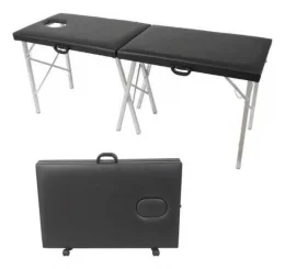 Maca Dobravel Preto Com Orificio - Emalum