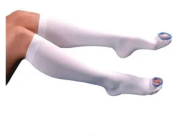 Meia De CompressO Aes Adulto 3/4 8mmhg Xg Branco P Aberto EstRil - Venosan