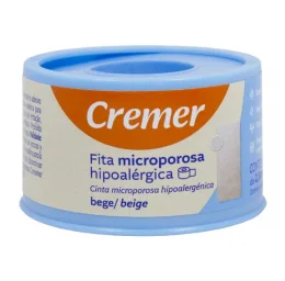 Fita Micropore Bege 2,5cmx4,5m - Cremer