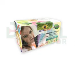 Mascara Tripla Com Elastico Copa Colors Com 50 Unidades -  Protdesc