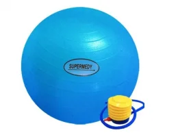 Bola De Ginastica Azul 65cm - Supermedy